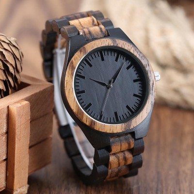 Men's Personalized Wood Watch Gift for Him